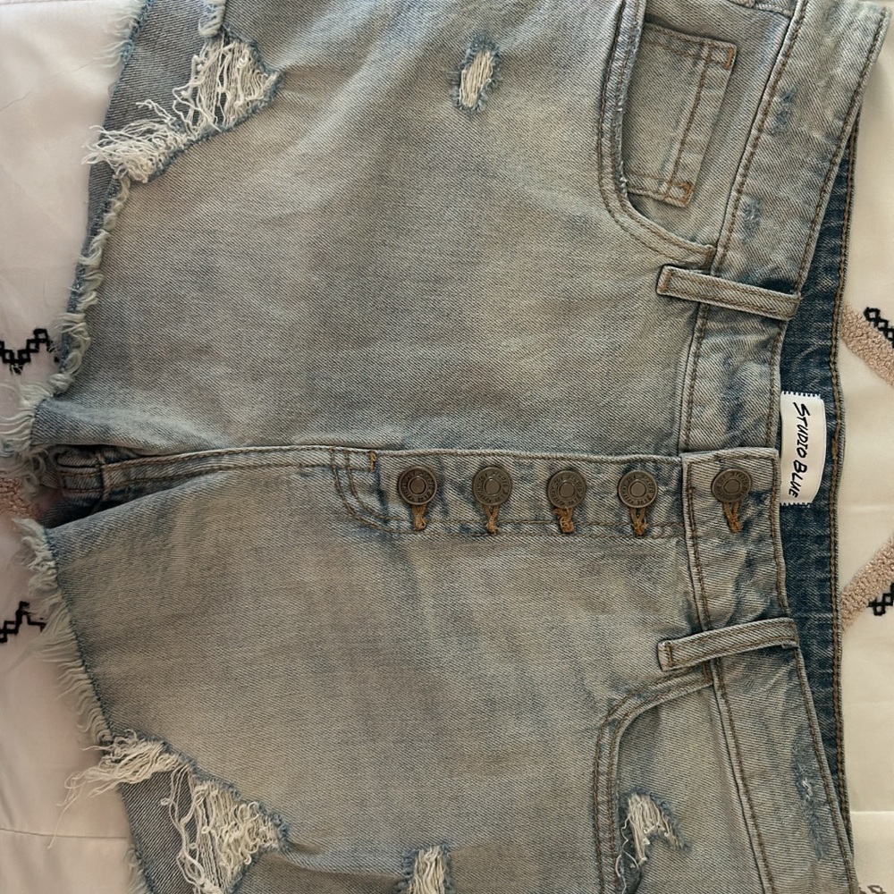 Stand Blue Women's Light Blue Jean Shorts